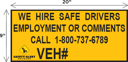 How's My Driving? decal sample